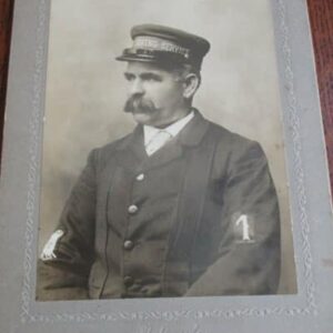 31070. (mounted photo) U. S. Life-Saving Service Surfman #1 New Jersey c.1890-1910.