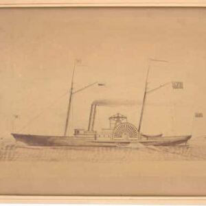 31099. (matted photo image) U.S. Revenue Cutter John Sherman 1860’s view.