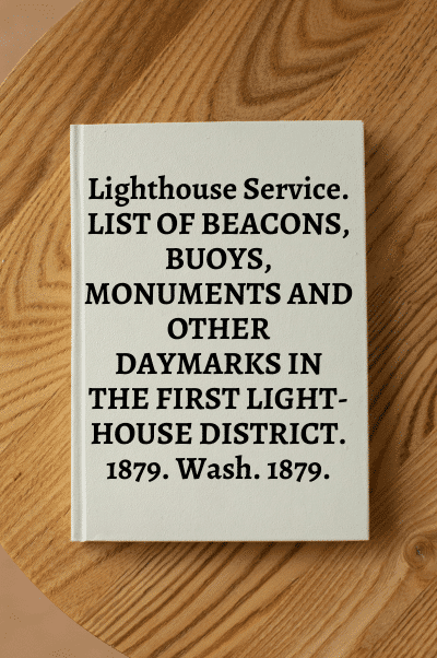 3142a. Lighthouse Service. LIST OF BEACONS, BUOYS, MONUMENTS AND OTHER DAYMARKS IN THE FIRST LIGHT-HOUSE DISTRICT. 1879. Wash. 1879.