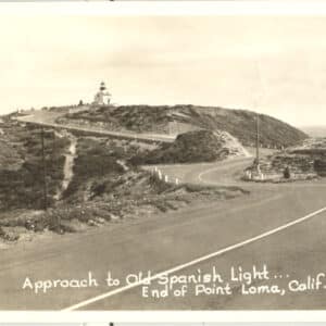 33102. (photo) Old Spanish Lighthouse, Point Loma, California
