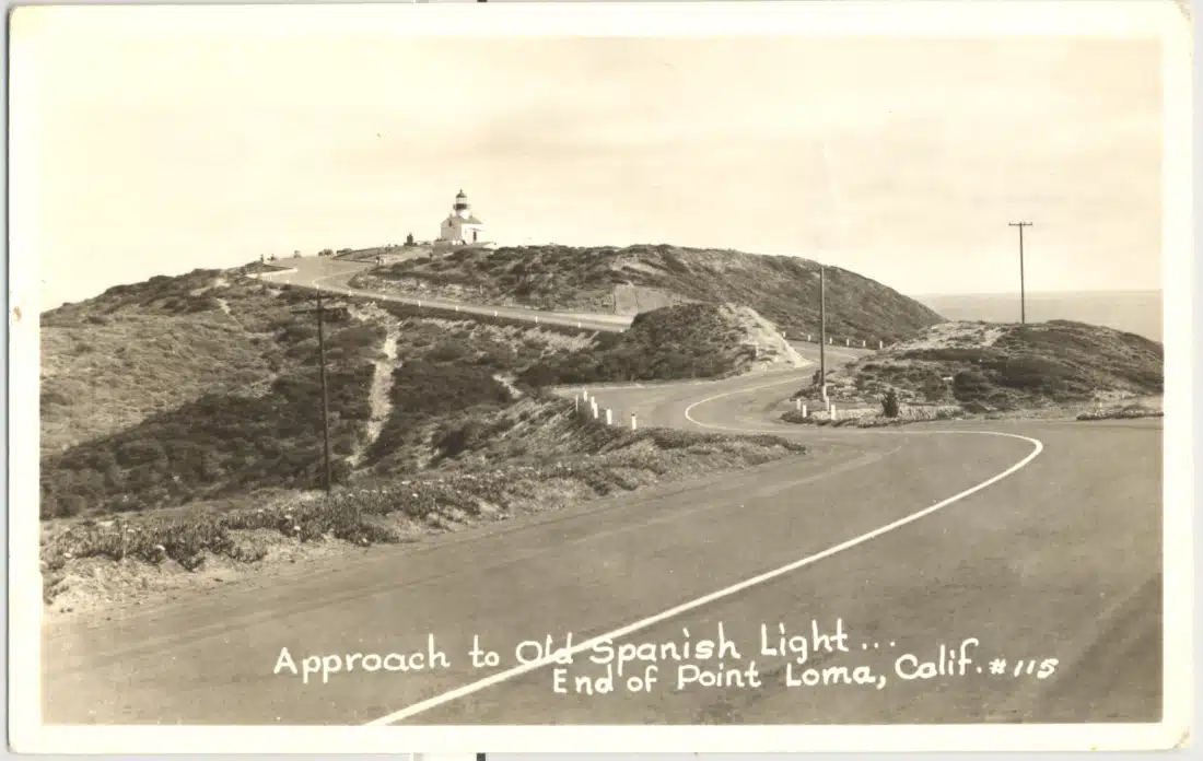 33102. (photo) Old Spanish Lighthouse, Point Loma, California