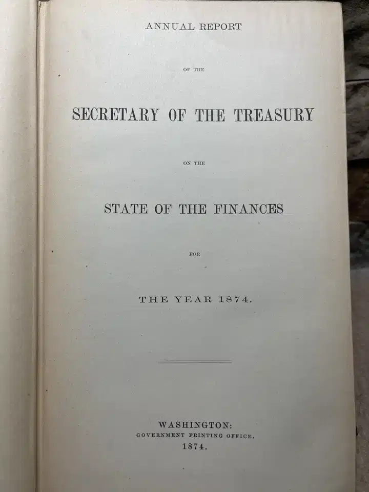34024. (shipwreck report & charts) Annual Report of the Secretary of the Treasury on the State of the Finances For the Year 1874, Report of Light House Board. Wash. GPO. 1874. 762p. - Image 7