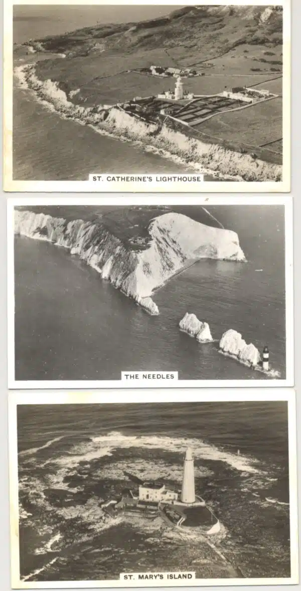 34032. (set 3) Senior Service Cigarette Cards “Britain From The Air” c.1939.