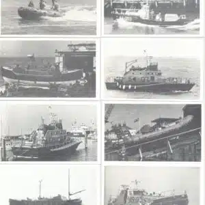 34033. (set) Cigarette Cards Royal National Lifeboat Institution RQG-1 c.1979.