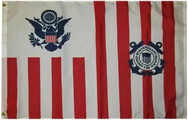 8109-138. [flag] U. S. Coast Guard Ensign c.2002.