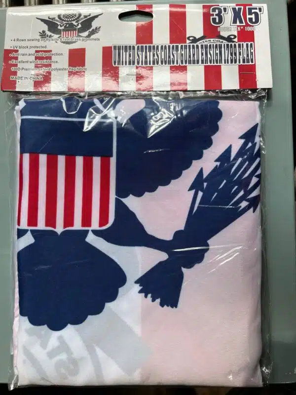 8109-138. [flag] U. S. Coast Guard Ensign c.2002. - Image 2
