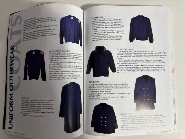35006. na. U.S. Coast Guard Reservist Uniforms Special Uniform Issue. 2006. 56p. Soft wraps. - Image 3