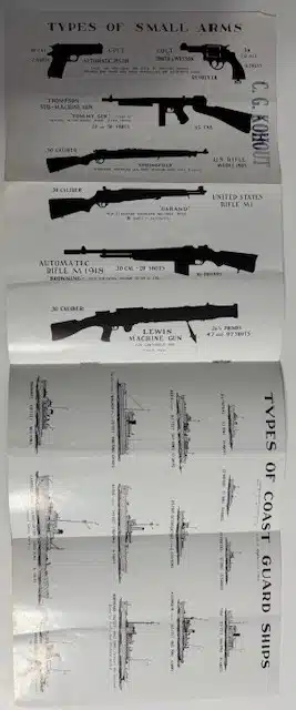 6279t. na. United States Coast Guard Bluejackets’ Manual, 1942. Chapters 18 to 22. 48p. Soft wraps. - Image 3