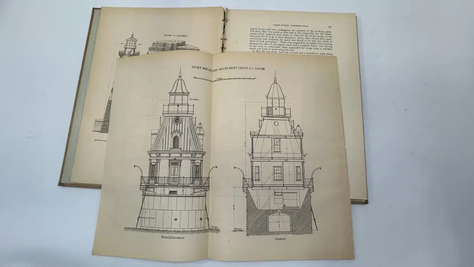 6364. Johnson, Arnold Burges, Chief Clerk, United States Light-House Board. THE MODERN LIGHT-HOUSE SERVICE. GPO. 1890. 137pp. - Image 3