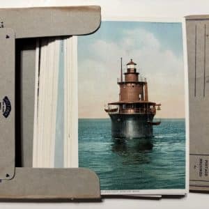 34030. (set early postcards) Little Phostint Journeys Volume XVIII From Portland Head to Boston Light The North Atlantic Shore. Detroit Publishing Company 1912.