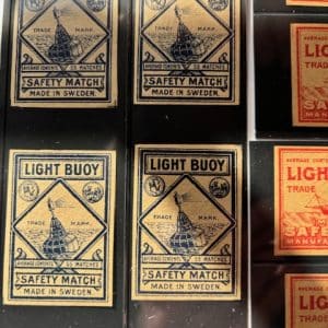 34031. (match box labels) Early full color Match Box Labels c.1920’s.