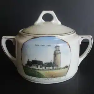 8486d. (souvenir sugar) Cape Cod Lighthouse, Highlands of Cape Cod, North Truro, Mass. c.1900.