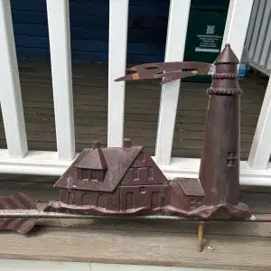 SQ-10. (copper / brass weathervane) Portland Head Lighthouse Weathervane.