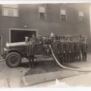 35036. (original photo) 1926 Maxim M3 Pumper Engine No. 1 at White River Junction, Vermont c.1926.