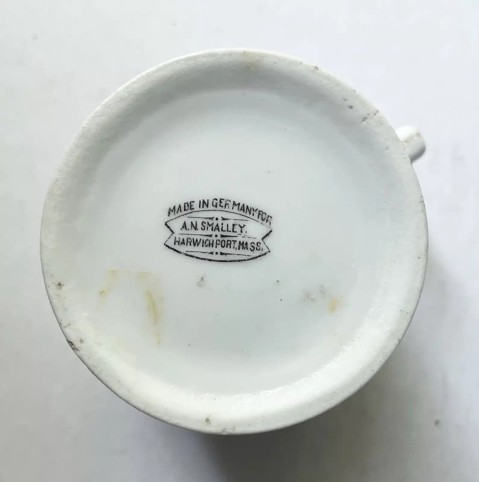 35044. (souvenir creamer) MONOMOY LIFE SAVERS AT WYCHMERE HARWICHPORT, MASS. c.1900. - Image 2