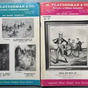 35051a,b. (military & nautical catalogues) Norman Flayderman & Co. Catalog Numbers 67 & 74 Military & Nautical.