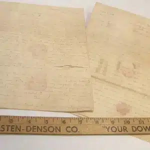 35052. (3 documents) Letter Re: Shipwrecks & Kites with Reply Sumner Kimball U.S. Life-Saving Service. c.1892.