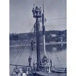 35050. (glass negative) Lightships Woods Hole, Cape Cod c.1929.