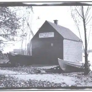 35054. (photo post card) Mass Humane Society Gun Station No. 28, Scituate c.1919 view.