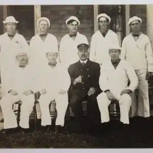 35055. (photo) U.S. Life Saving Service Crew Erie, Pa. c.1905