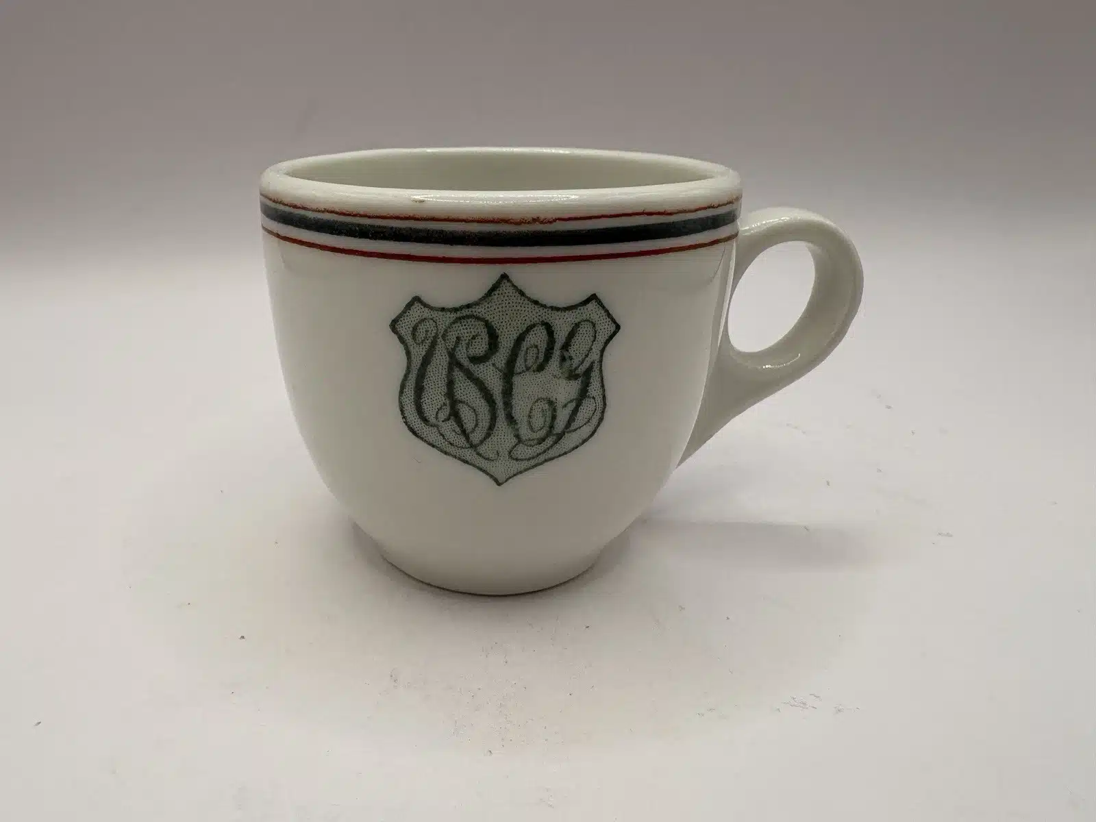 8341-171. (demitasse cup) United States Coast Guard “U.S.C.G.” Dinnerwarec.1920’s – 1930’s.