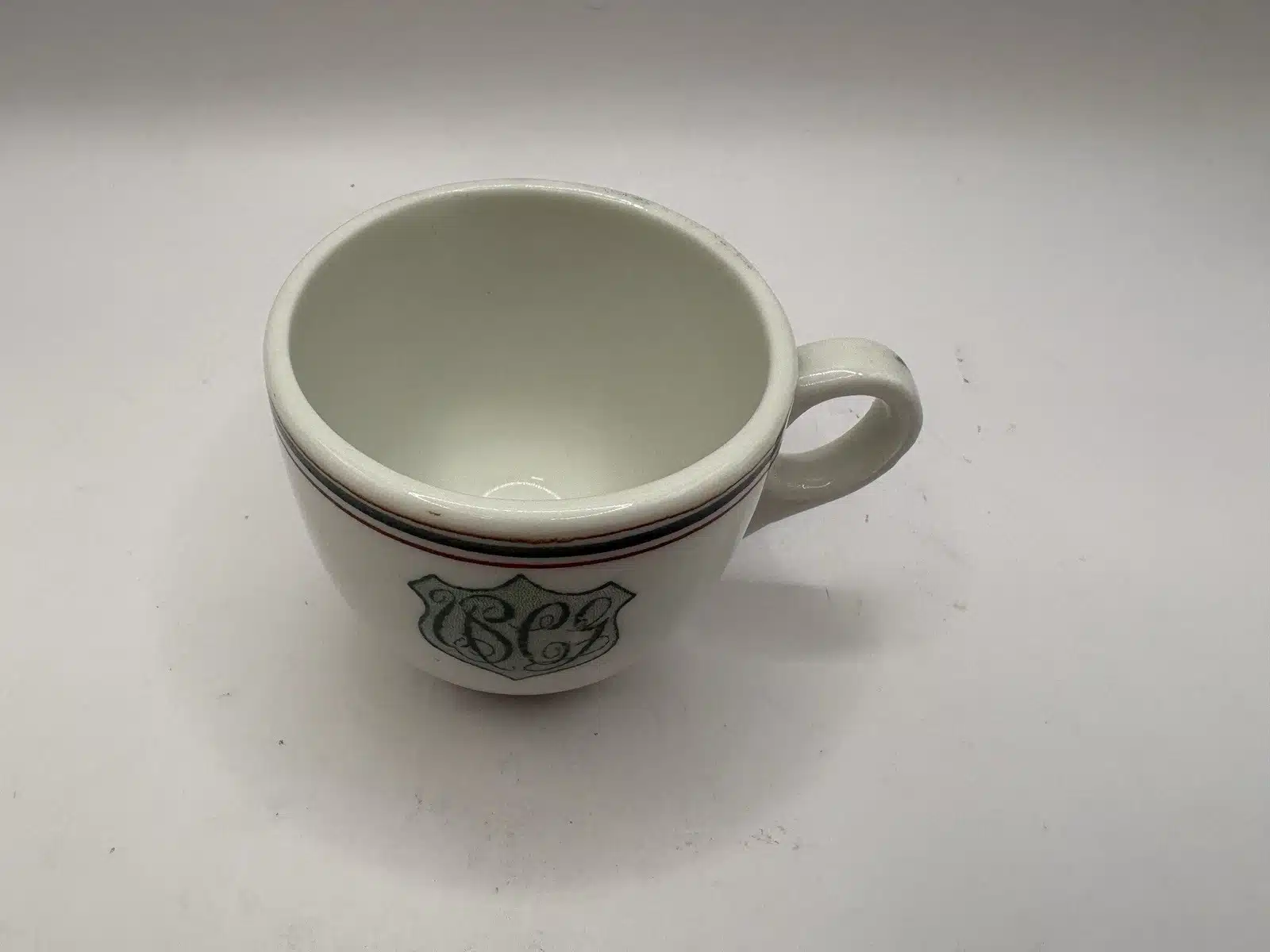 8341-171. (demitasse cup) United States Coast Guard “U.S.C.G.” Dinnerwarec.1920’s – 1930’s. - Image 2